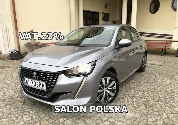 samochody osobowe Peugeot 208 cena 49700 przebieg: 123000, rok produkcji 2020 z Łódź